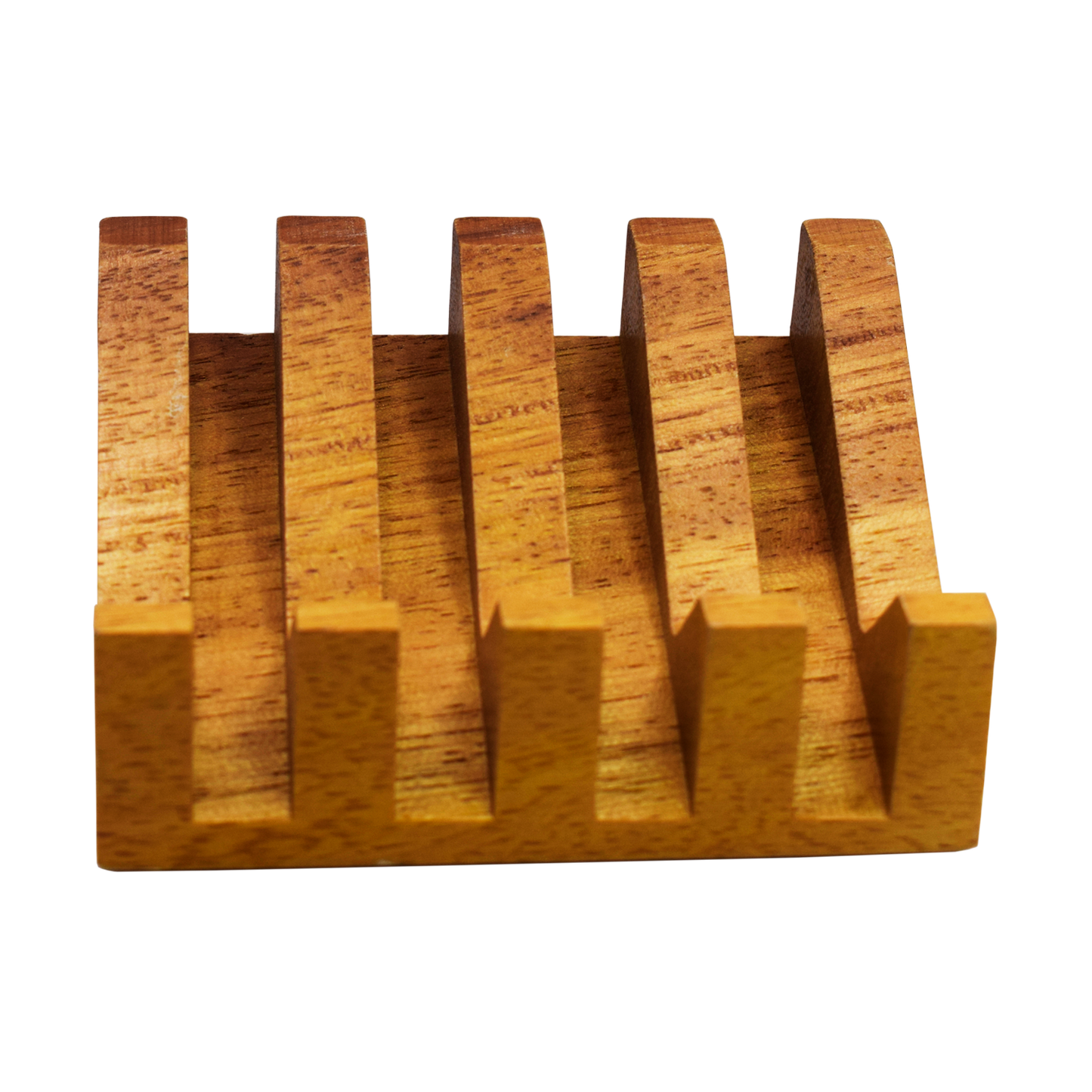 Bamboo soap saver dish